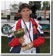 Светлана Воробьева на чемпионате Европы